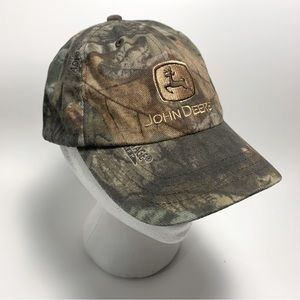John Deere Cap Camo Youth 4-10 Strapback